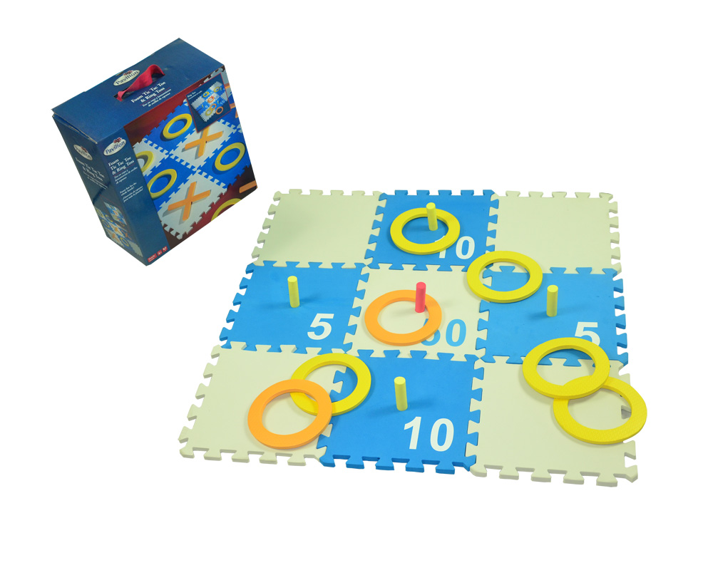 向日葵黄色网站井字遊戲+拋圈遊戲，2合1遊戲